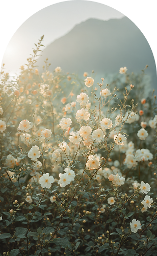 The rose garden
